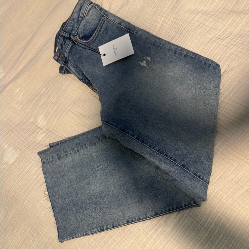 Women's High Rise Blue Jeans